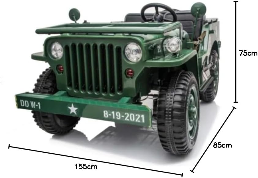 Auto elettrica USA ARMY 4X4
