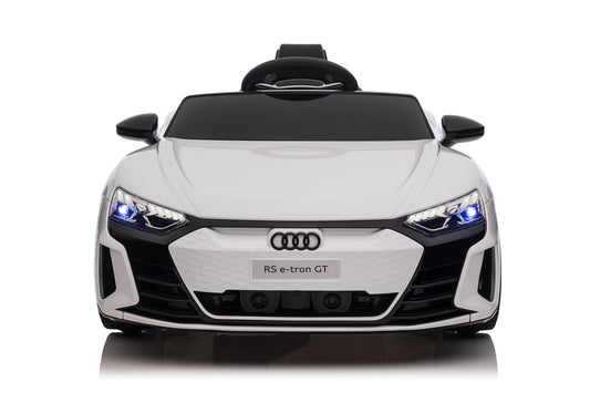 Macchina Elettrica per Bambini 12V Audi RS e-tron GT con Telecomando Bianca